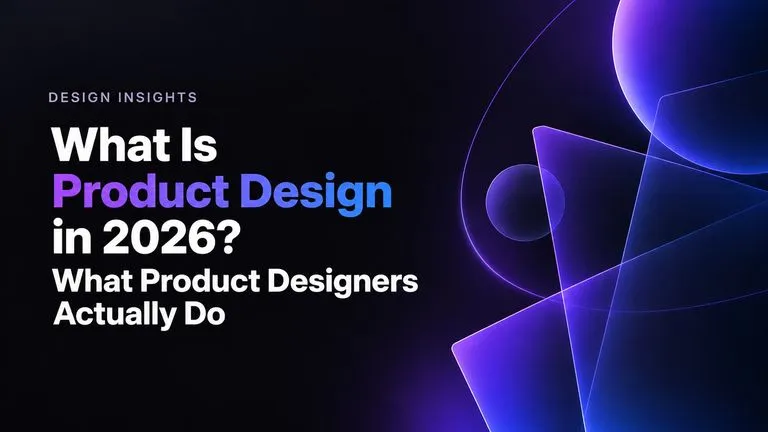 What Is Product Design in 2026? What Product Designers Actually Do